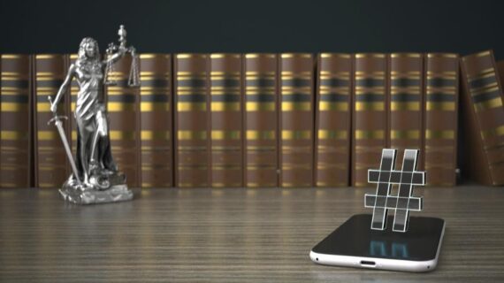 Legal regulations for influencer marketing. 3d illustration.