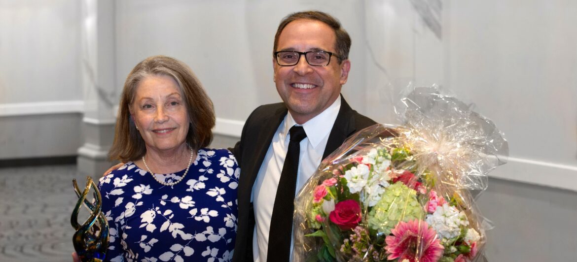 Anne Kennedy and John Russo at the Peel Law Association Awards Ceremony