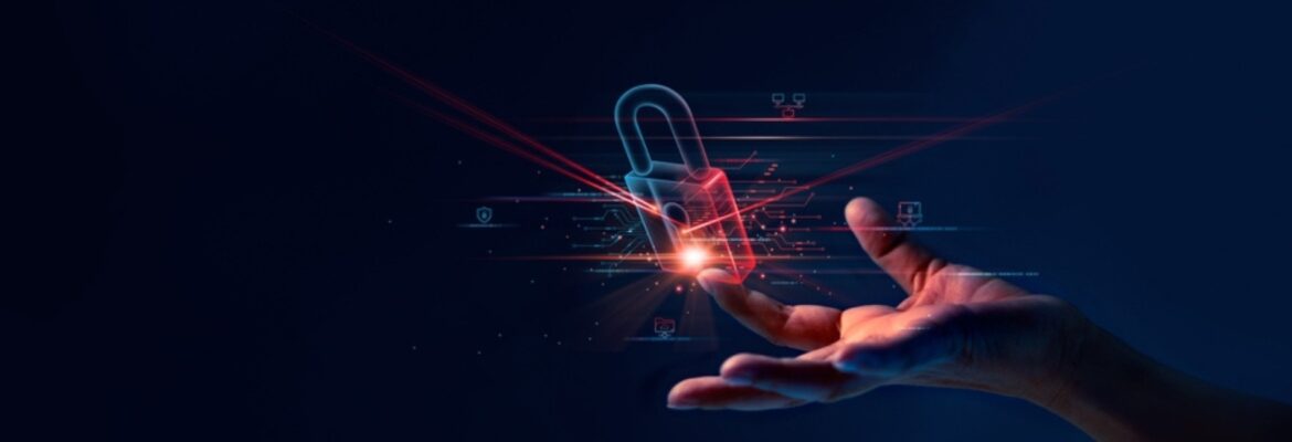 Hand hold digital padlock.